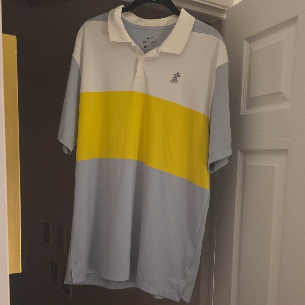 Nike DriFit Mickey Mouse Polo Large